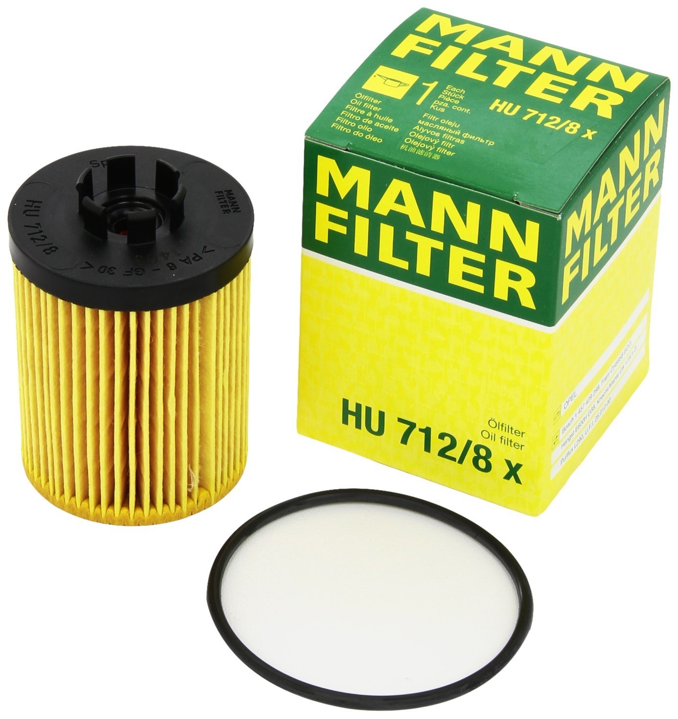 Filtru ulei scurt Opel Astra G Z14XEP producator MANN